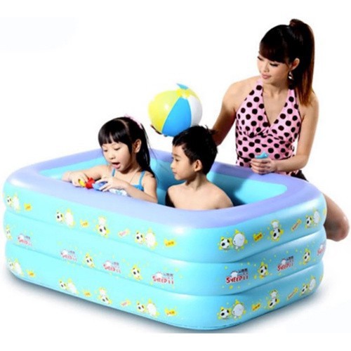Bể bơi 1m3 kèm bơm điện  .