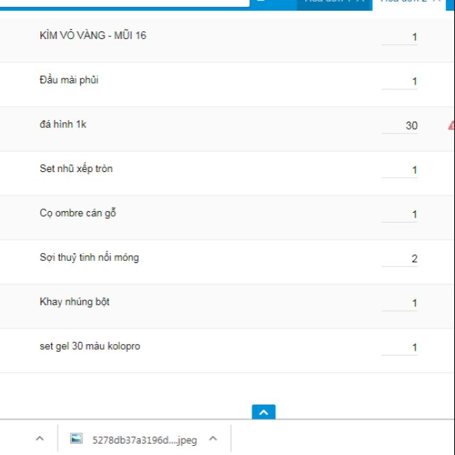 Combo đồ nail loan vũ