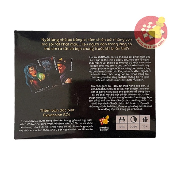 Ma Sói Ultimate Deluxe  - Boardgame Werewolf Ultimate Deluxe