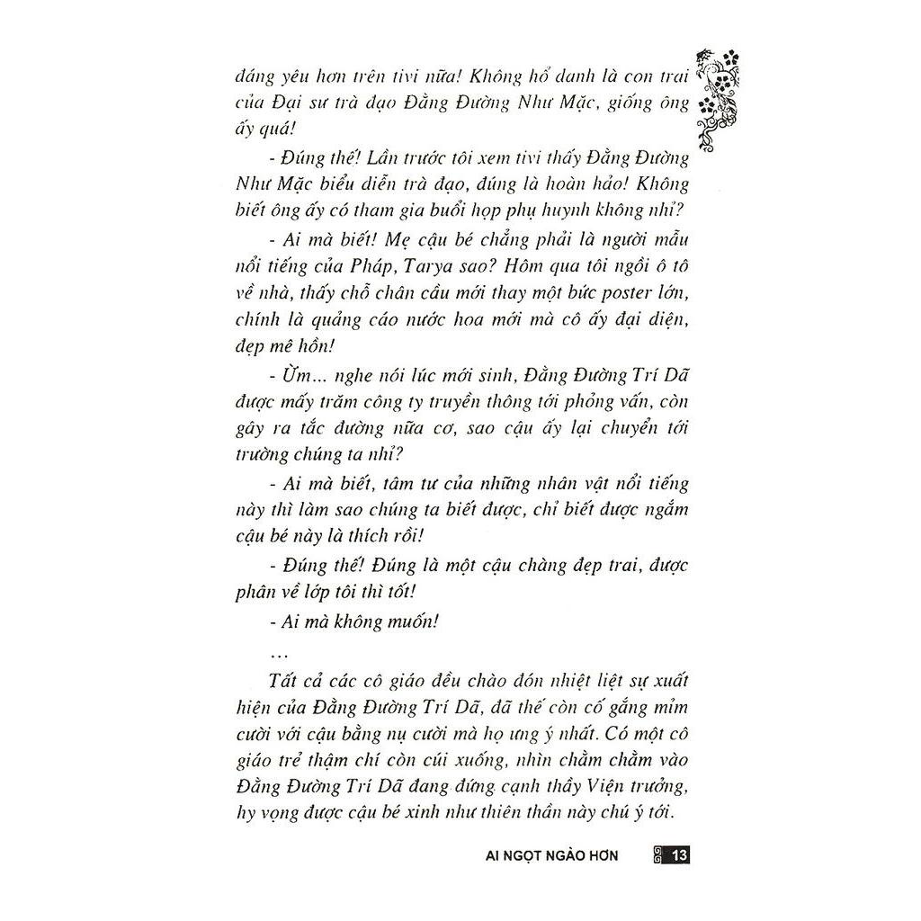 Sách - Ai Ngọt Ngào Hơn