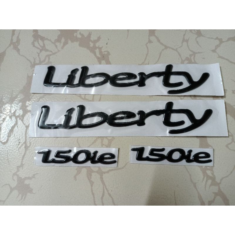 Bộ tem nổi Liberty 150ie màu đen New