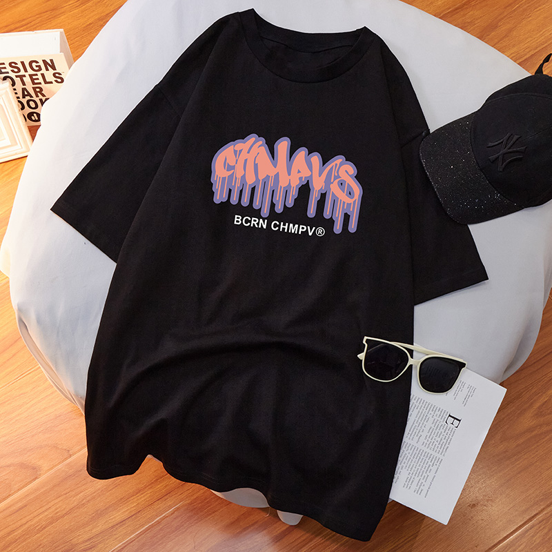 NRVP Áo Thun Nữ Tay Ngắn Dáng Rộng Thời Trang Mùa Hè 2021