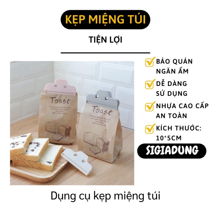 [SGD] Dụng Cụ Kẹp Miệng Túi - Kẹp Bao Bì Bảo Quản Thực Phẩm Chống Ẩm, Mốc, Côn Trùng 8872