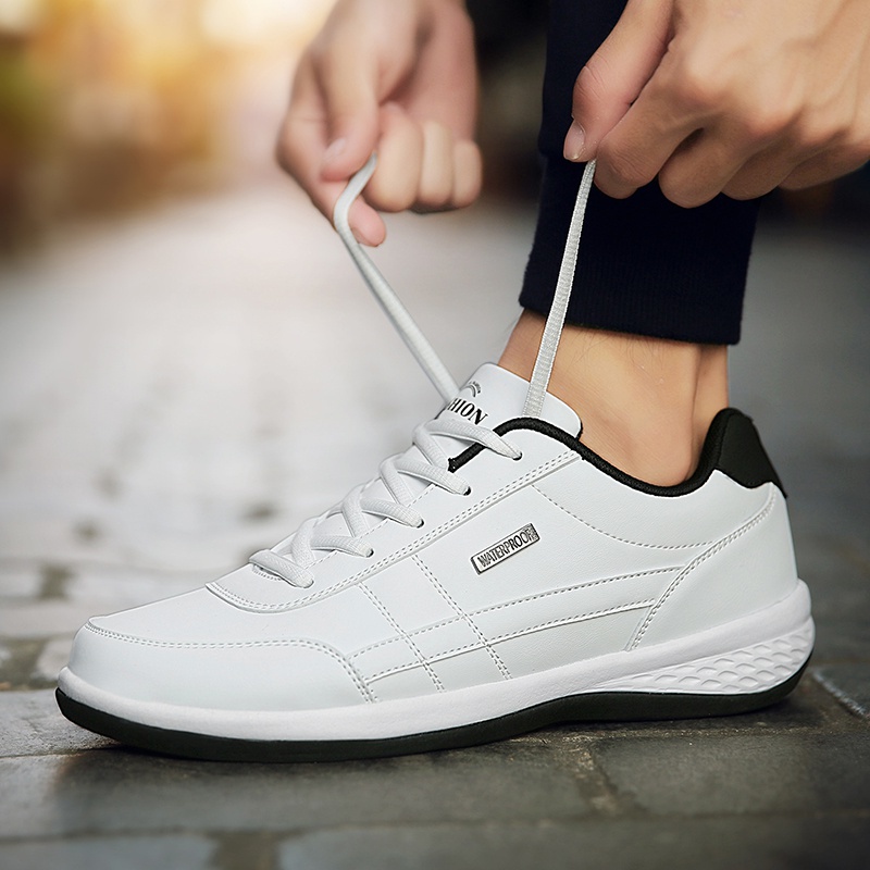 【Hàng Có Sẵn】 Giày Da Thể Thao Nam Thời Trang Size 37-48
