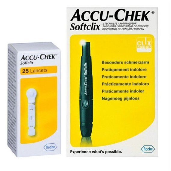 Kim lấy máu Accu-Chek Softclix 24 kim chích máu