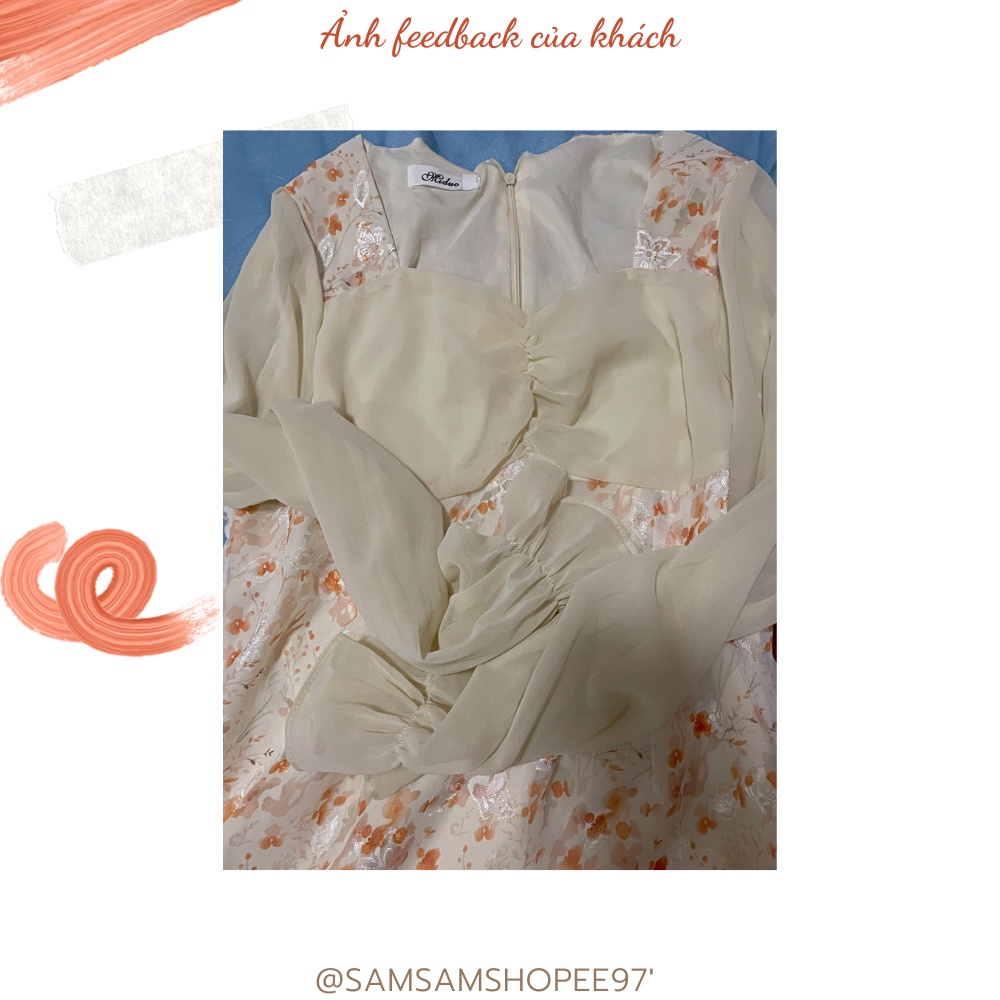 (Order) Đầm hoa đuôi cá nữ tính (Kèm Ảnh Thật) | BigBuy360 - bigbuy360.vn