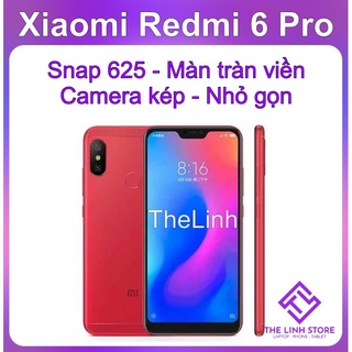Điện thoại Xiaomi Redmi 6 Pro có Tiếng Việt - MIUI 11 Màn tai thỏ