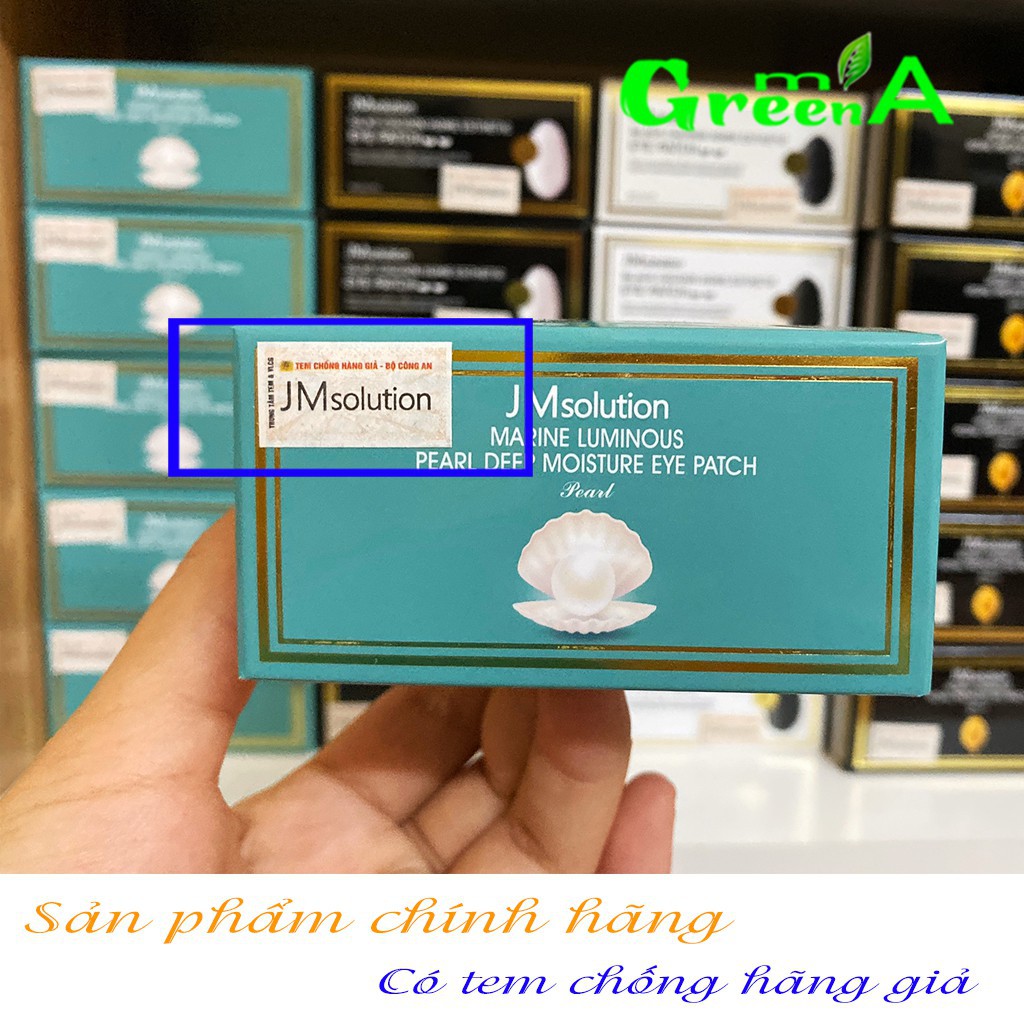 Hàng Hàn- Mặt nạ mắt JMSOLUTION tinh chất ngọc trai JM Solution Eye Patch cấp ẩm dưỡng trắng mịn giảm quầng thâm