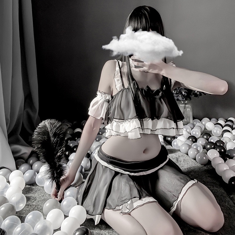 Cosplay Nữ Hầu Gái Gợi Cảm MS339 [CWEAR.SEXY_ĐỒ NGỦ & NỘI Y CAO CẤP] | BigBuy360 - bigbuy360.vn