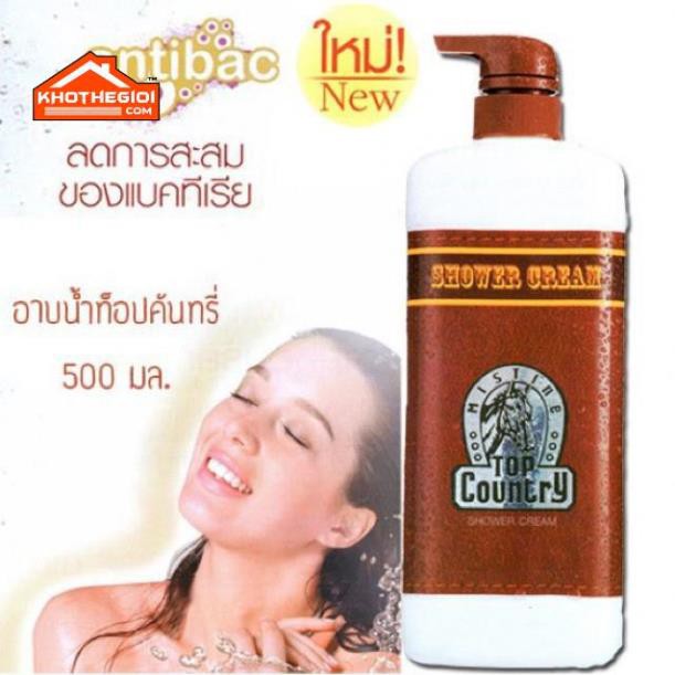 Sữa Tắm Hương Nước Hoa Nam Tính Top Country MISTINE Ngựa 500ml - Thái Lan