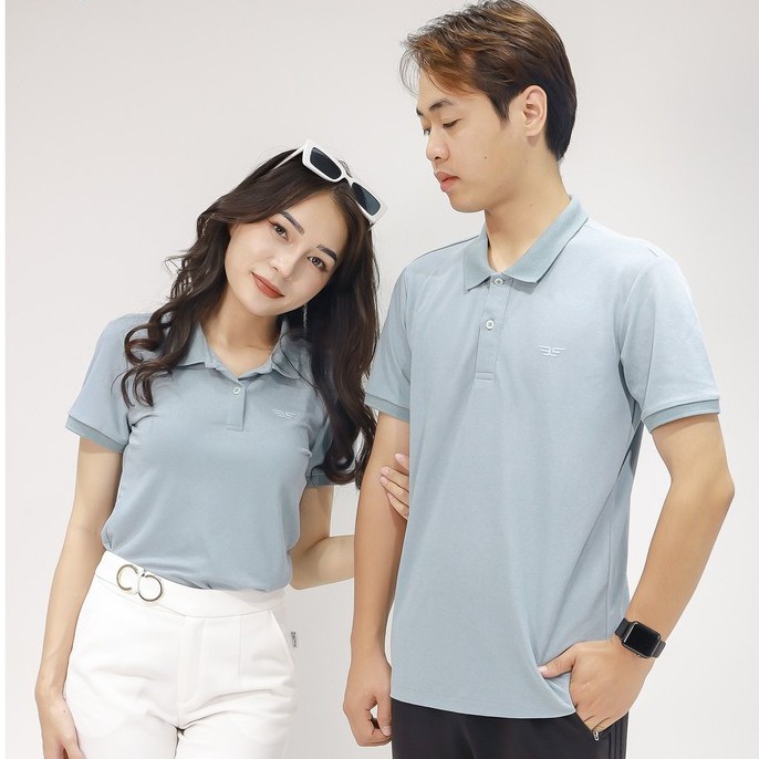 Áo Polo nữ cổ bẻ phối UCO vải cotton cá sấu cao cấp, dáng đẹp, thêu họa tiết màu trắng, xanh, navy ATS0497 - 𝗘𝗠𝗦𝗣𝗢