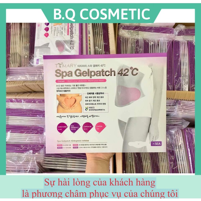 Miếng Dán Tan mỡ Bụng Spa Gelpatch 42°C