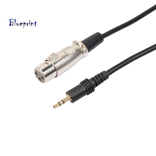 ★Dây Cáp Âm Thanh 10Ft 1 / 8 Inch 3.5mm Male Sang XLR 3 Pin Female Cho Micro