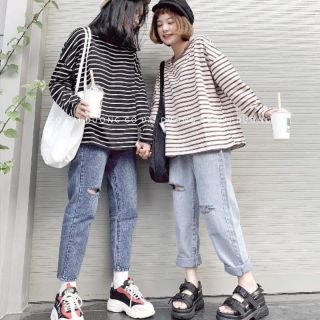 Quần baggy jeans rách các mẫu