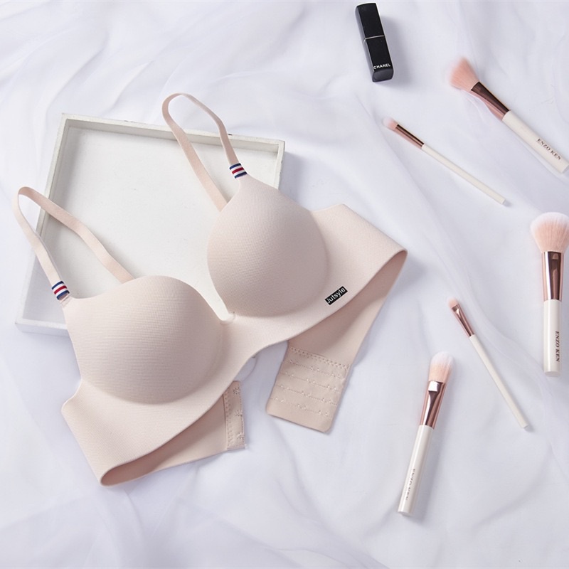 Áo Ngực Bộ đồ lót nữ Áo Ngực Không Đường May Có Đệm Mút Dày Dặn Không Đường May Dây Dễ Thương