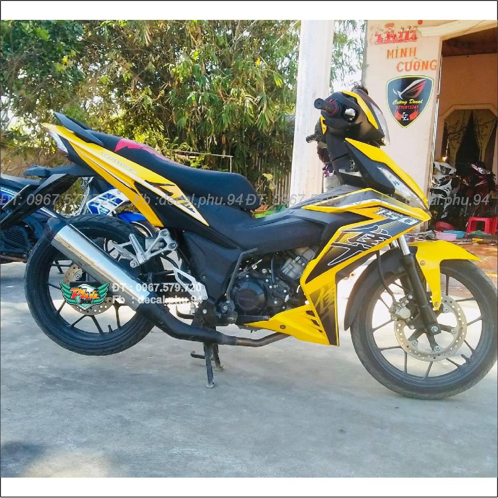 Tem Rời Winner Hayabusa vàng đen (J)