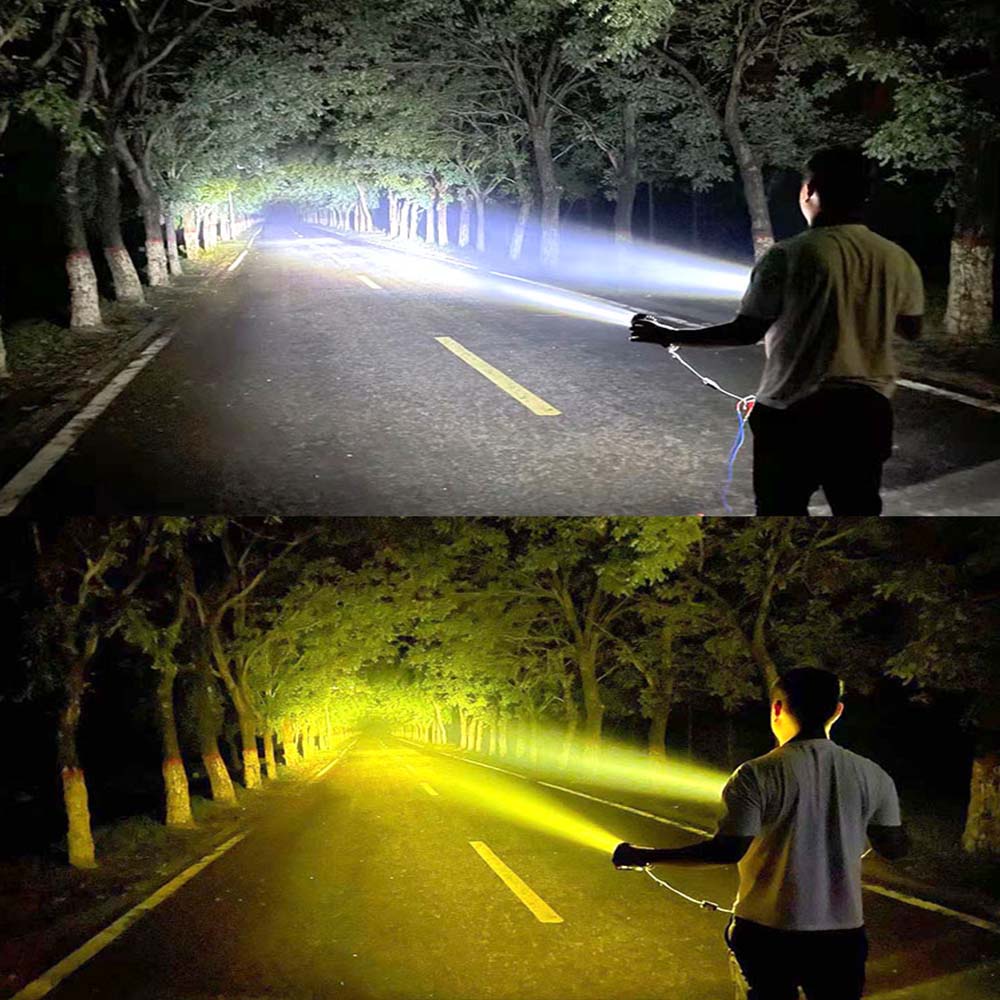 1 Cặp Đèn Led Mini 12D 120W 2inch Ánh Sáng Trắng Vàng Cho Xe Máy