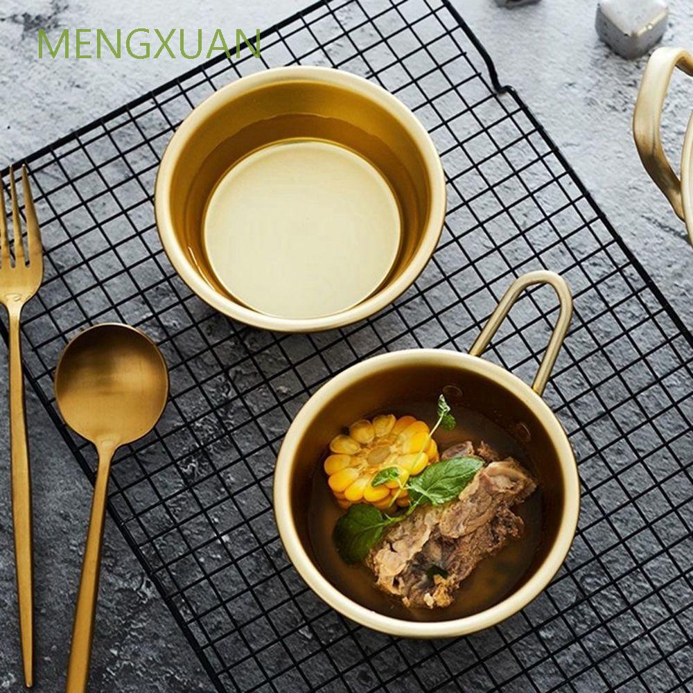 Tô đựng thực phẩm hình tròn bằng nhôm có tay cầm tiện dụng