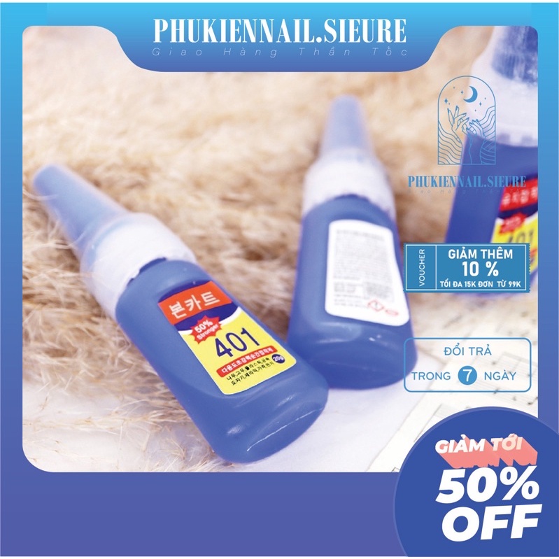 Keo 401 Gắn Móng Siêu Chắc 20g