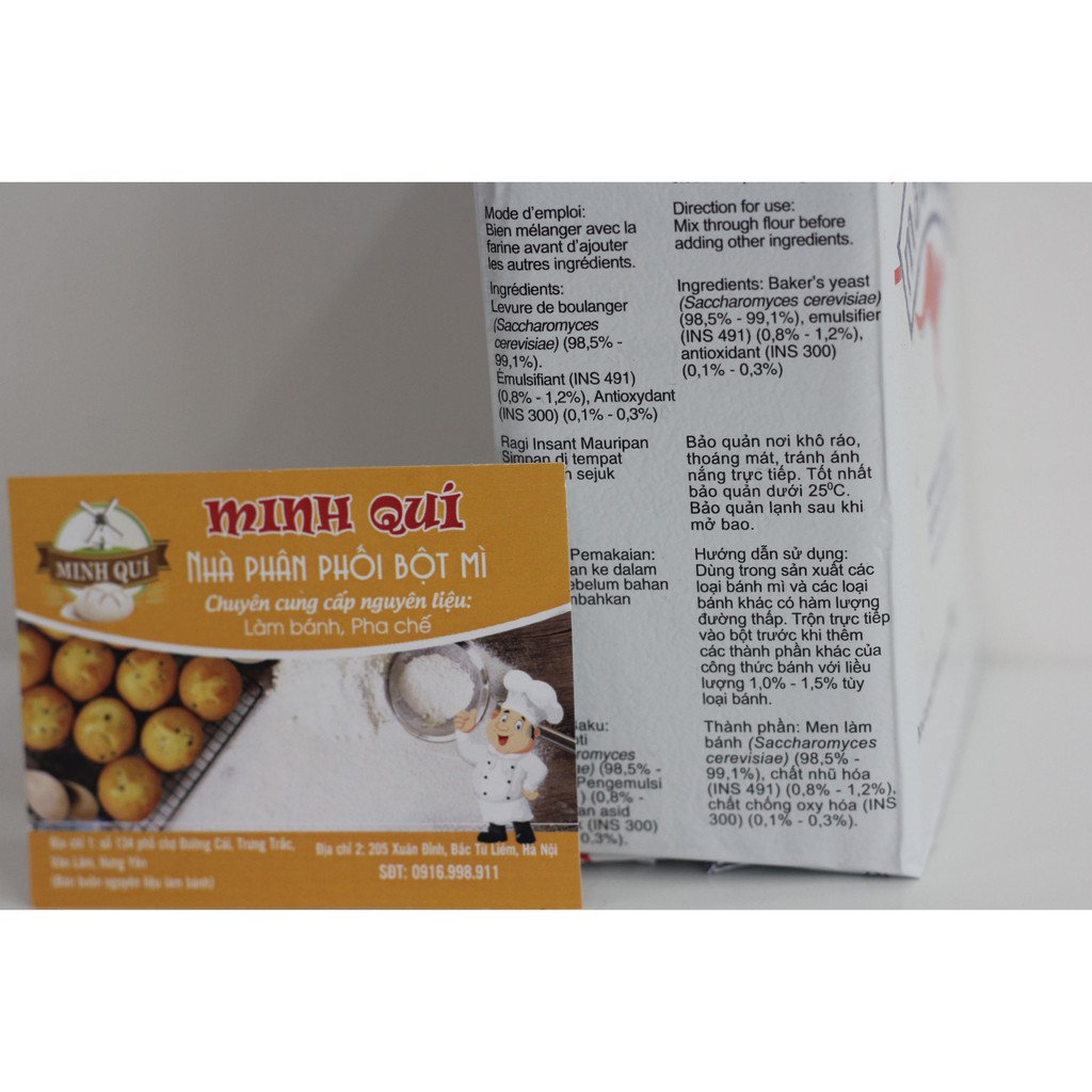 Men khô Mauripan 500g đỏ