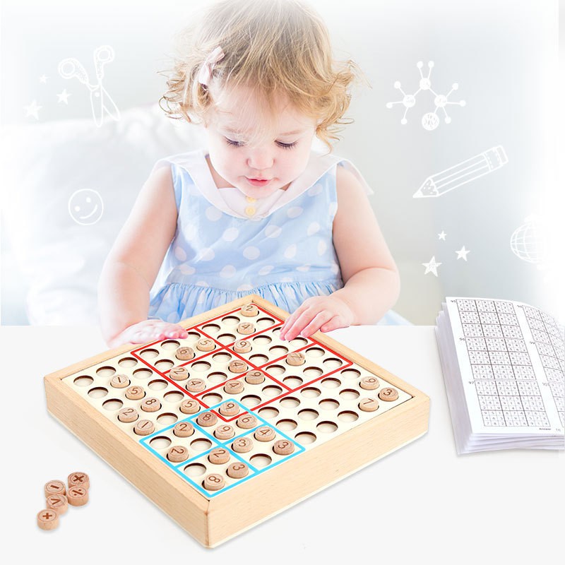 đồ chơi trẻ em Bàn Cờ Sudoku Rèn Luyện Trí Não Cho Bé