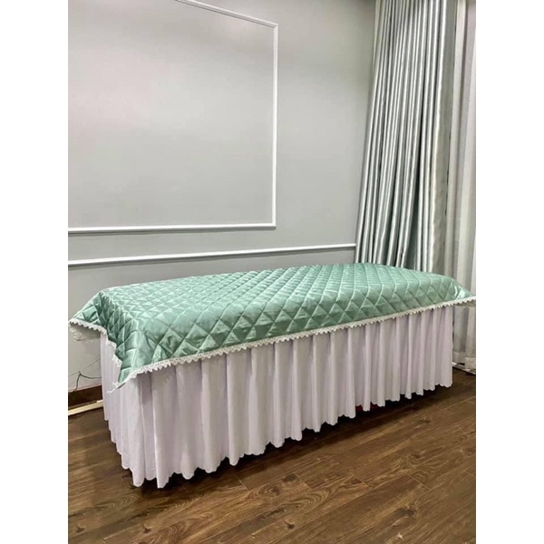Tấm phủ lụa  chần bông kích thước 110x220. bảng màu ảnh cuối