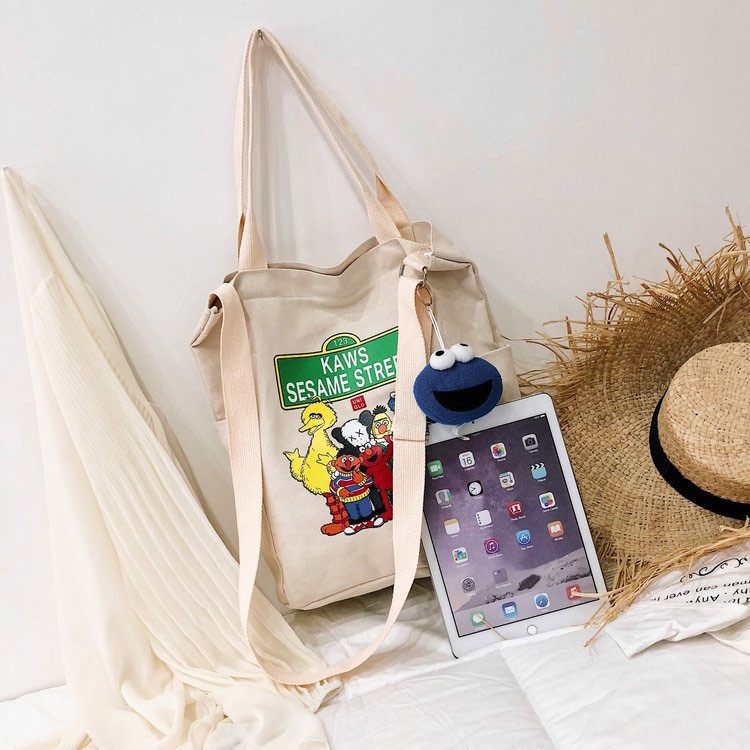 Túi vải canvas đeo chéo đi học đi chơi cở nhỏ lớn phong cách thời trang TINZ|Mã TUI-03-S