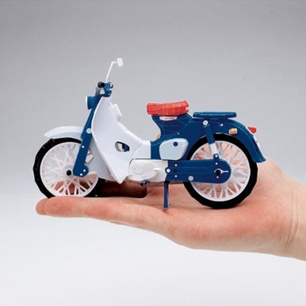 Mô hình giấy xe máy Honda C100 Super Cub