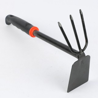 Dụng Cụ Làm Vườn Cuốc Đất Xới Gốc Cây + Cào Đất Mini 2 Trong 1 Dài 30cm [Thanh Lý]