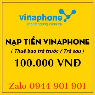 Thẻ VinaPhone 100K