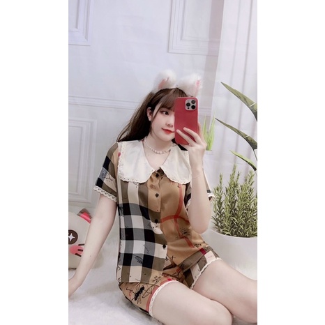 BỘ MẶC NHÀ ĐÙI HOẠ TIẾT DỄ THƯƠNG