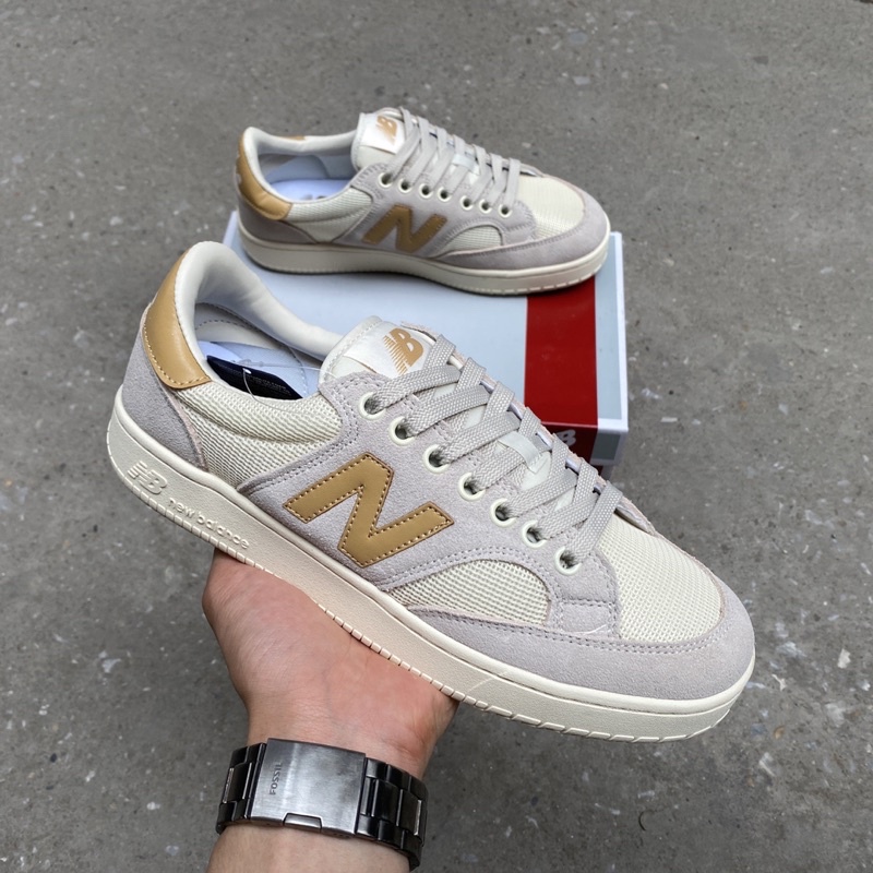 Giày Thể Thao Newbalance crt300 xám N vàng nam nữ