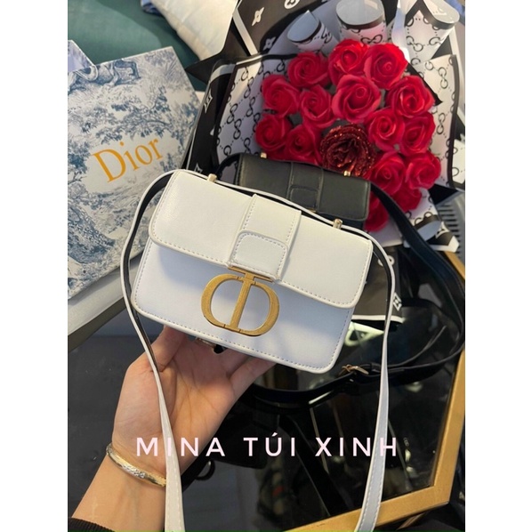 Túi xách nữ ❤️FREE SHIP❤️ Túi xách da thật đeo vai đeo chéo đen , trắng hàng quảng châu cao cấp