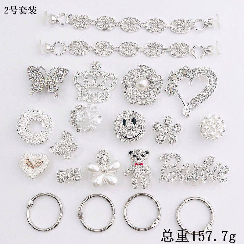 shoe Accessories  Crocs Shoe Charms Ins Crocs Letter Accessories DIY Crocs Buckle Stick Accessories