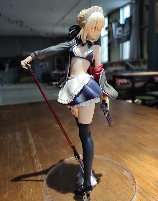 Mô hình figure nhân vật Saber trong FGO ver Maid
