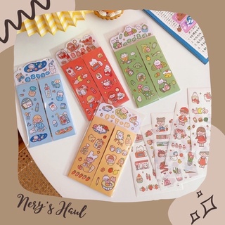 Sticker cute 💕 Set 10 tấm sticker hình dán trang trí dễ thương