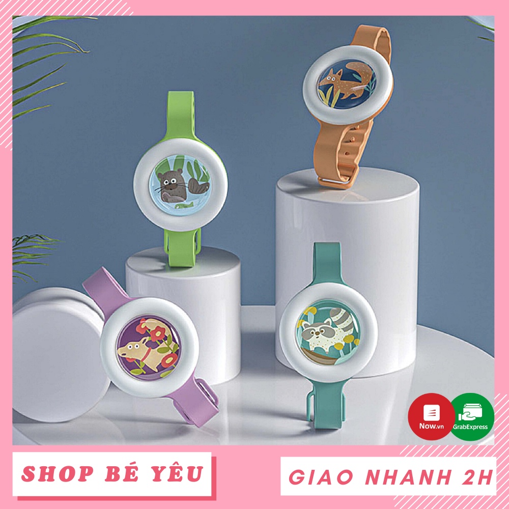 Chống muỗi cho bé  𝑭𝒓𝒆𝒆𝒔𝒉𝒊𝒑  Đồng hồ chống muỗi cho bé Comfybaby hương tinh dầu tự nhiên