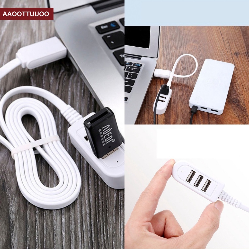 Đầu Chia 3 Cổng Usb Đa Năng Tiện Dụng