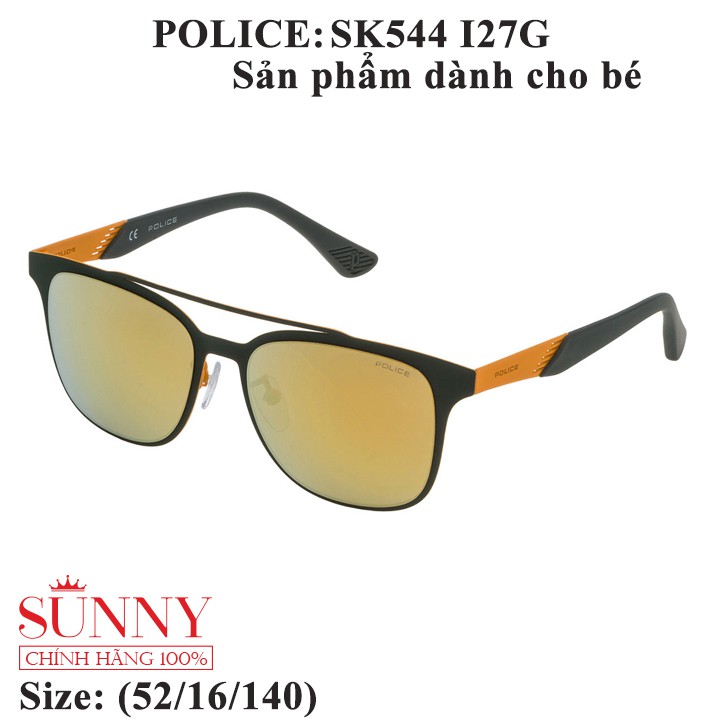 Kính mát thời trang chính hãng nhiều màu Police SK544, thiết kế dễ đeo bảo vệ mắt