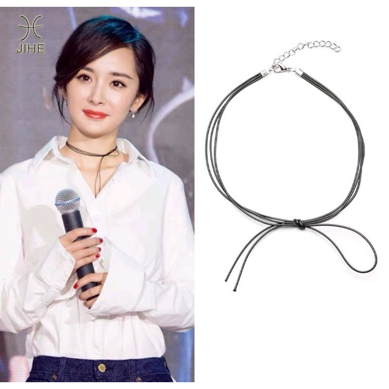 Bộ sưu tập Vòng cổ choker dây đen