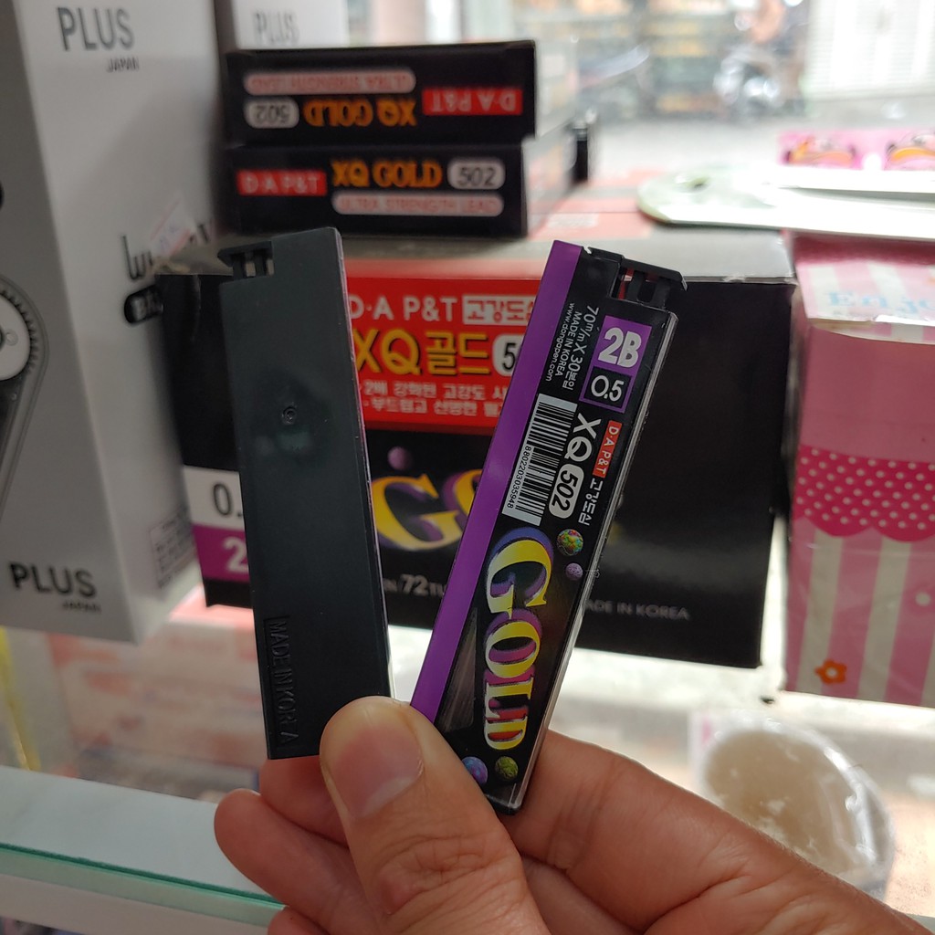 ✅ Ruột Chì Bấm - Ruột Chì 2B 0.5mm Gold XQ 502