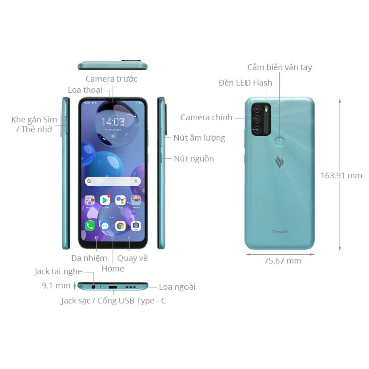 Điện thoại Vsmart Star 5 (4GB/64GB) - Hàng Chính Hãng | BigBuy360 - bigbuy360.vn