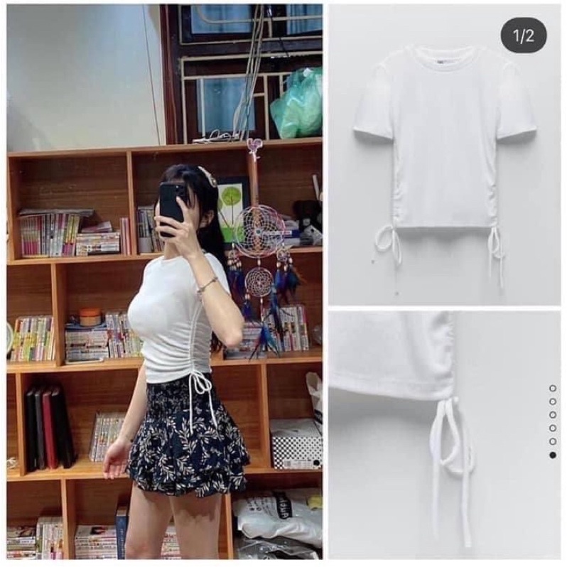 Áo thun rút dây Zara - hàng hiệu chính hãng