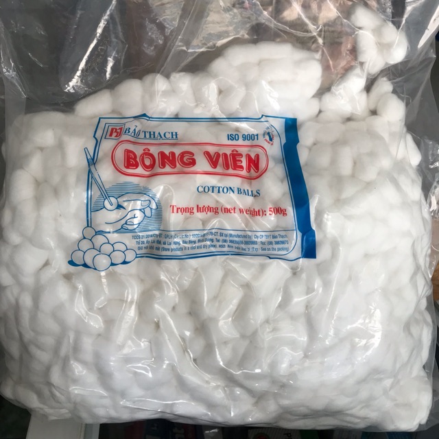 Bông gòn viên Bạch tuyết 500g