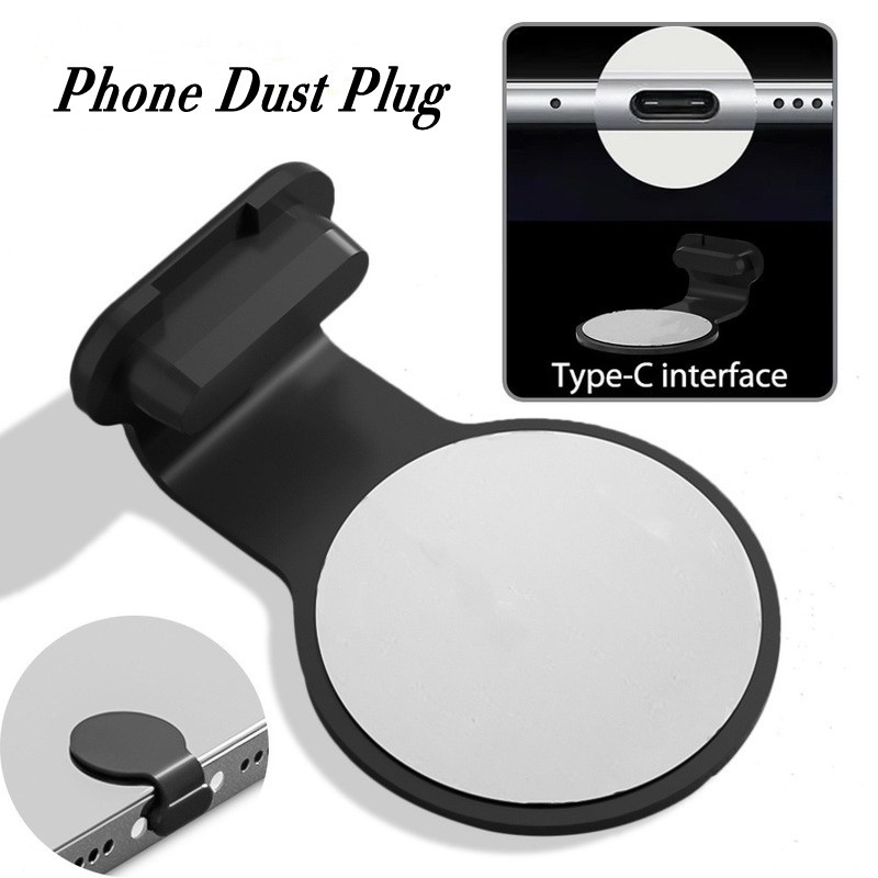 Vỏ Silicon Bọc Cổng Sạc Type-C Chống Bụi Đa Năng Cho Điện Thoại Thông Minh iOS Android