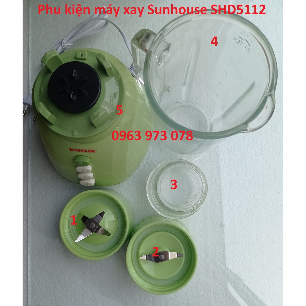 [Mã ELHA22 giảm 5% đơn 300K] Động cơ máy xay Sunhouse SHD5111/5112/5115