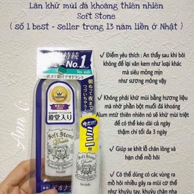 Lăn nách đá khoáng nhật bản