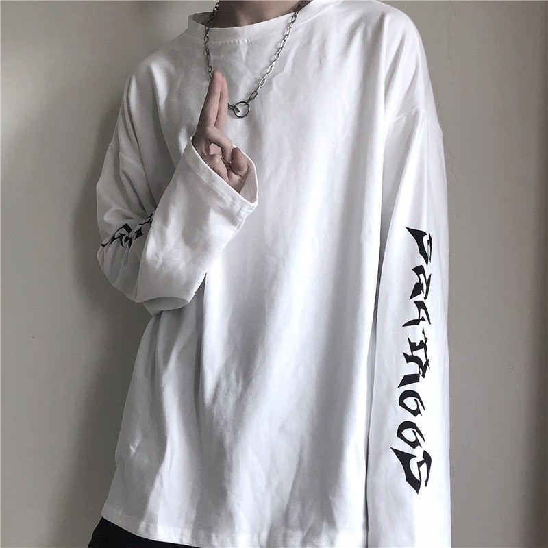 Áo thun tay dài form rộng SG4T NEKO.SG, Áo thun Streetwear Ulzzang SWT78