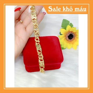 7t Lắc tay nam chữ X mạ vàng 18k EKPM121
