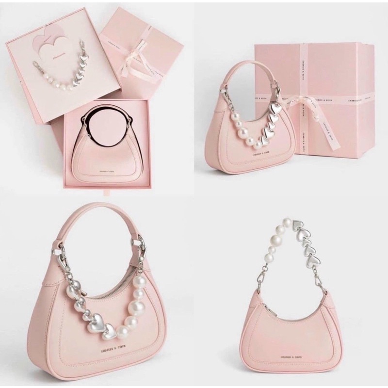 Túi xách hồng mini làm set quà tặng